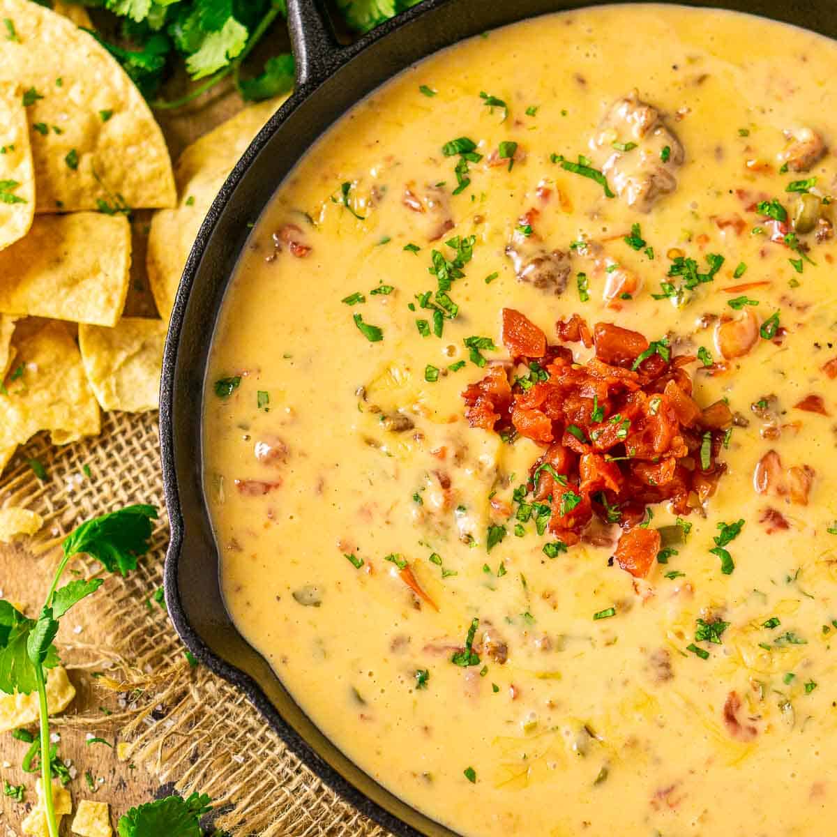 smoked queso dip featured image