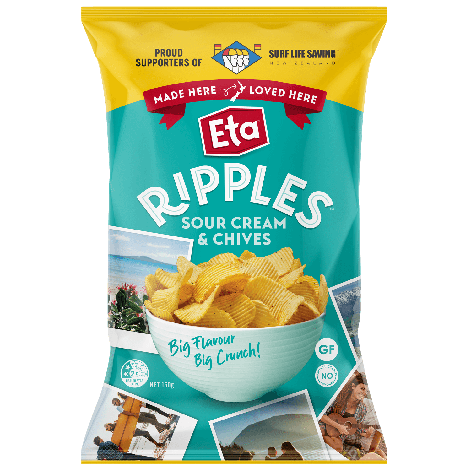 Ripples Sour Cream 3D
