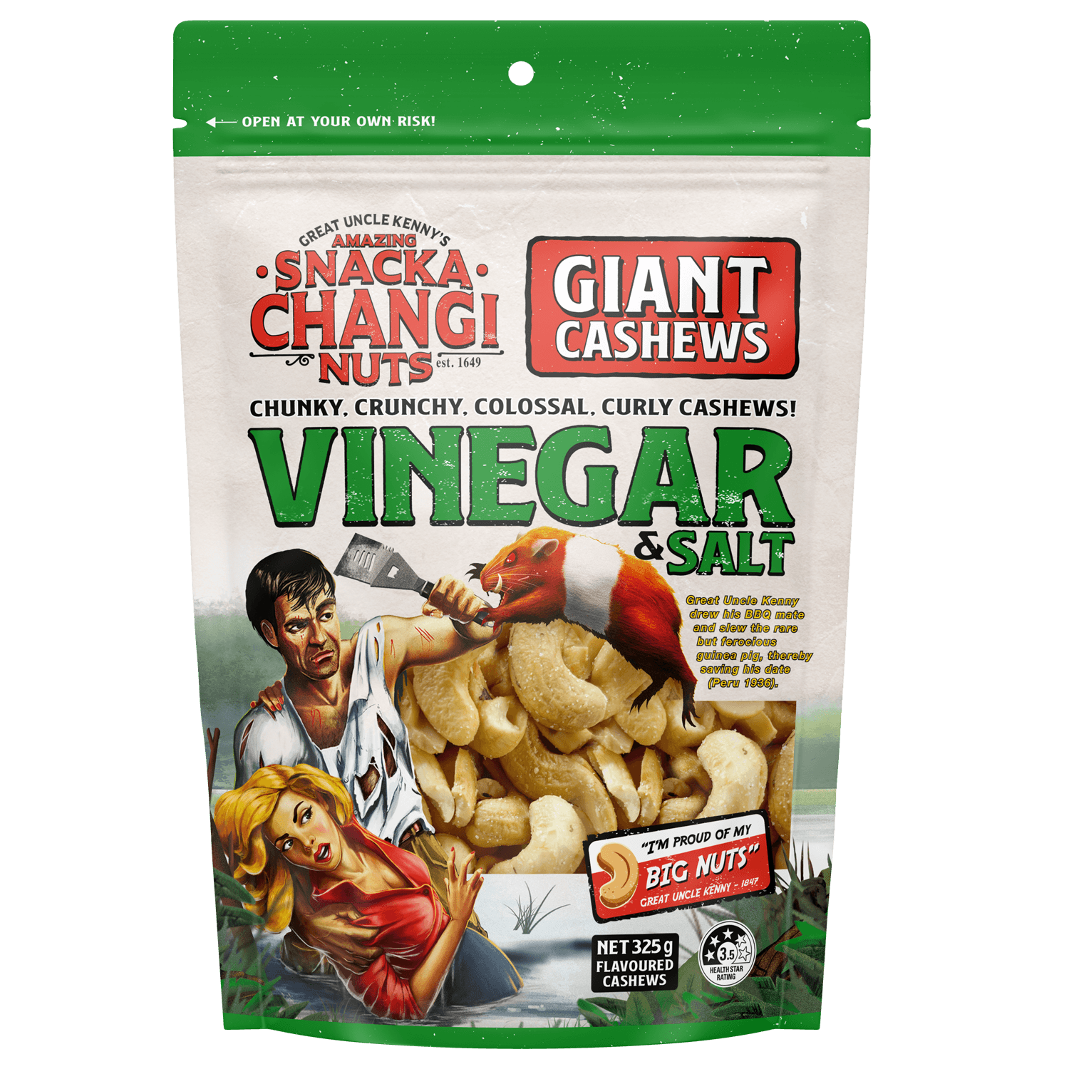 Snackachangi Cashews Salt Vinegar 3D