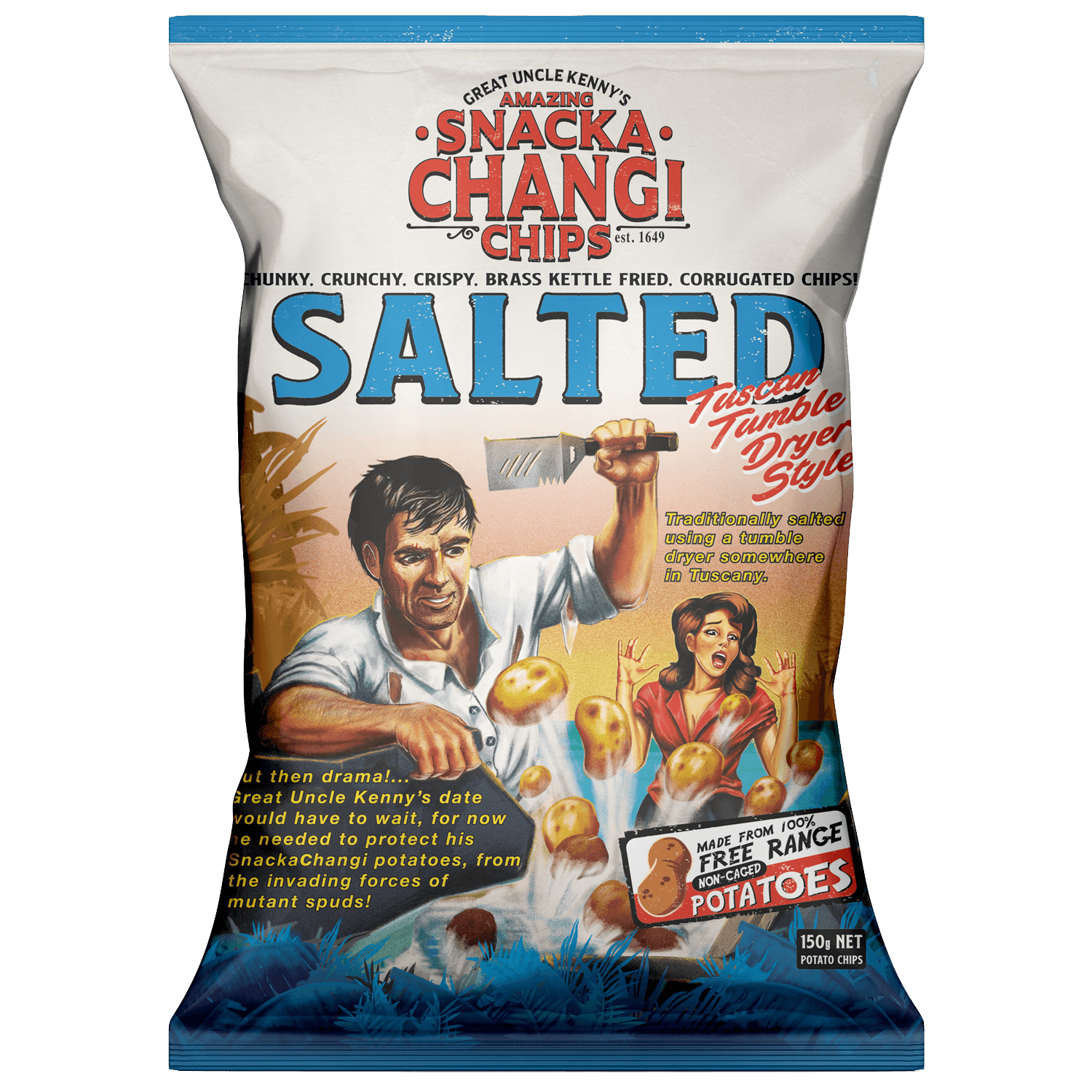 Snackachangi Chips Salted 3D