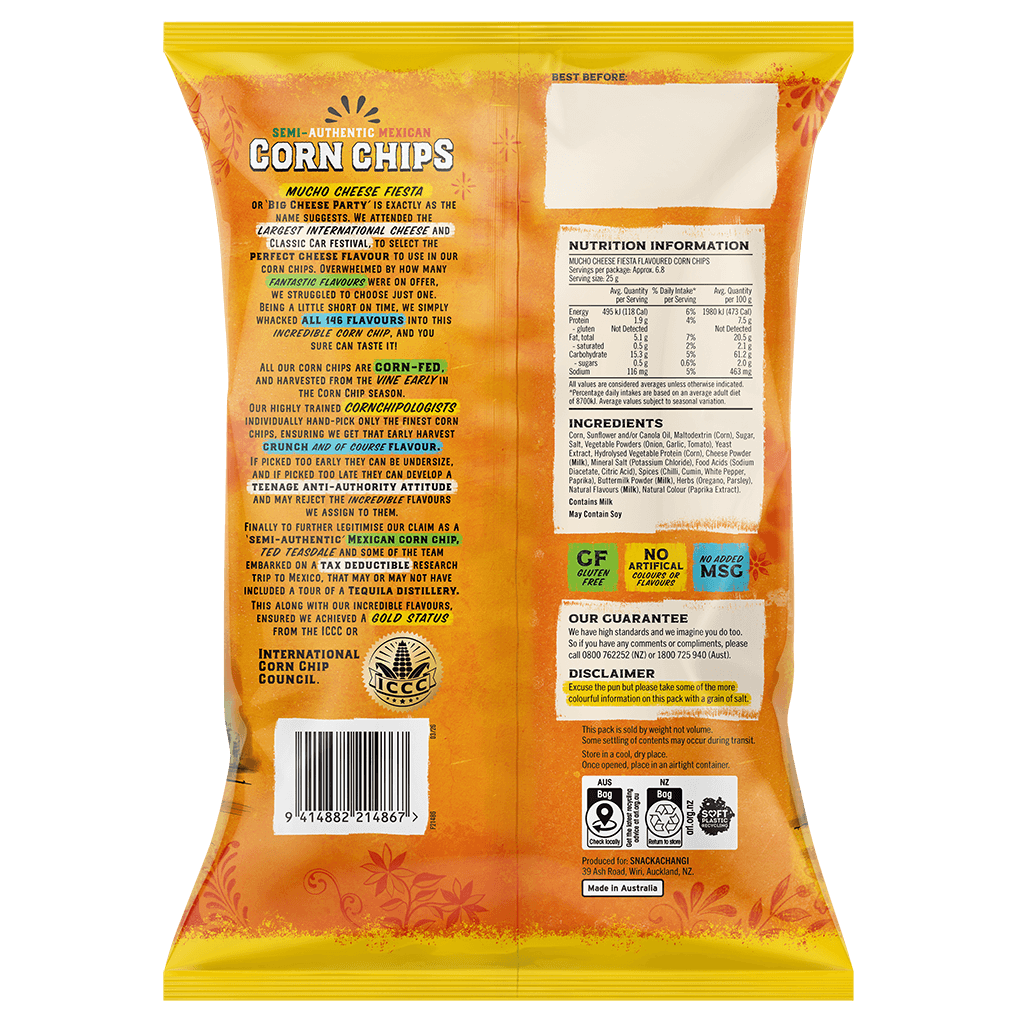 SnackaChangi Corn Chips Cheese BOP 3D