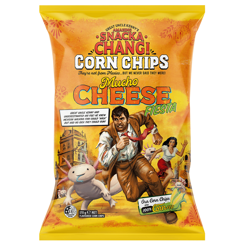 SnackaChangi Corn Chips Cheese FOP 3D