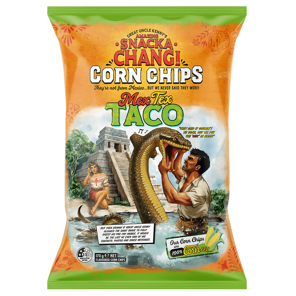 SnackaChangi Corn Chips MexTex FOP 3D